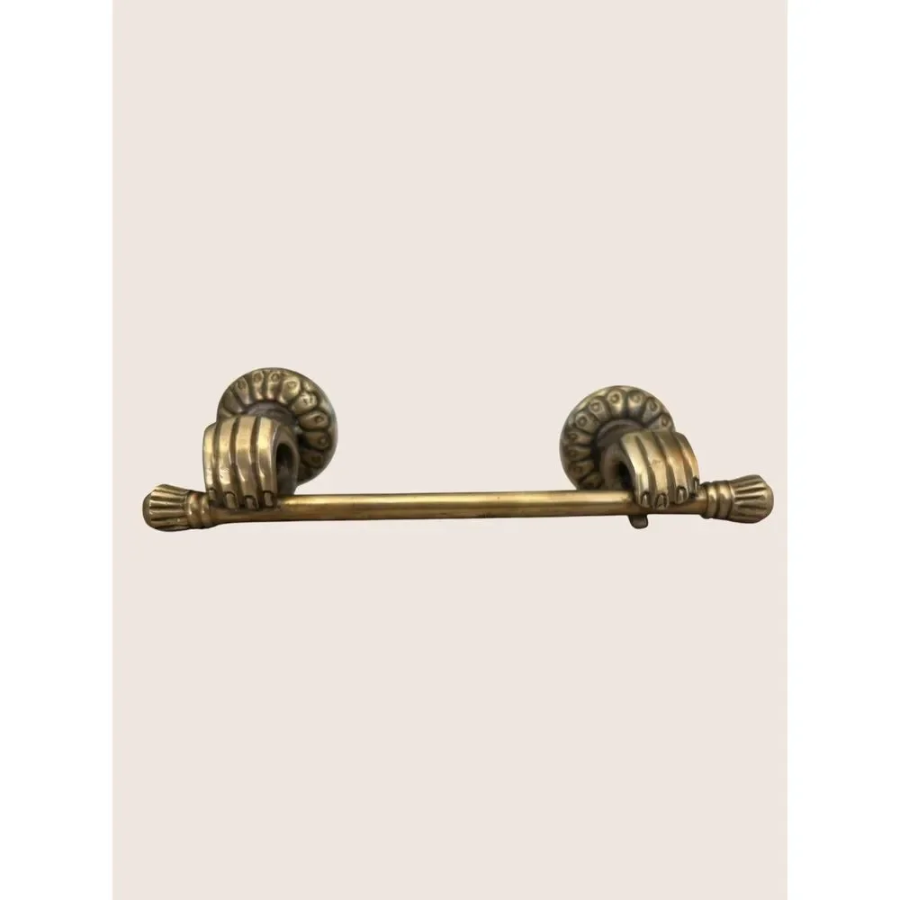 🤏 ANTHRO HOME NELLIE HAND HERITAGE DECORATIVE HANDLE BRASS KNOB PULL 6" LENGTH - Picture 3 of 6